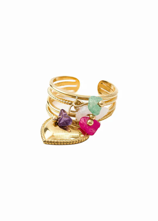 Heart Charm Ring