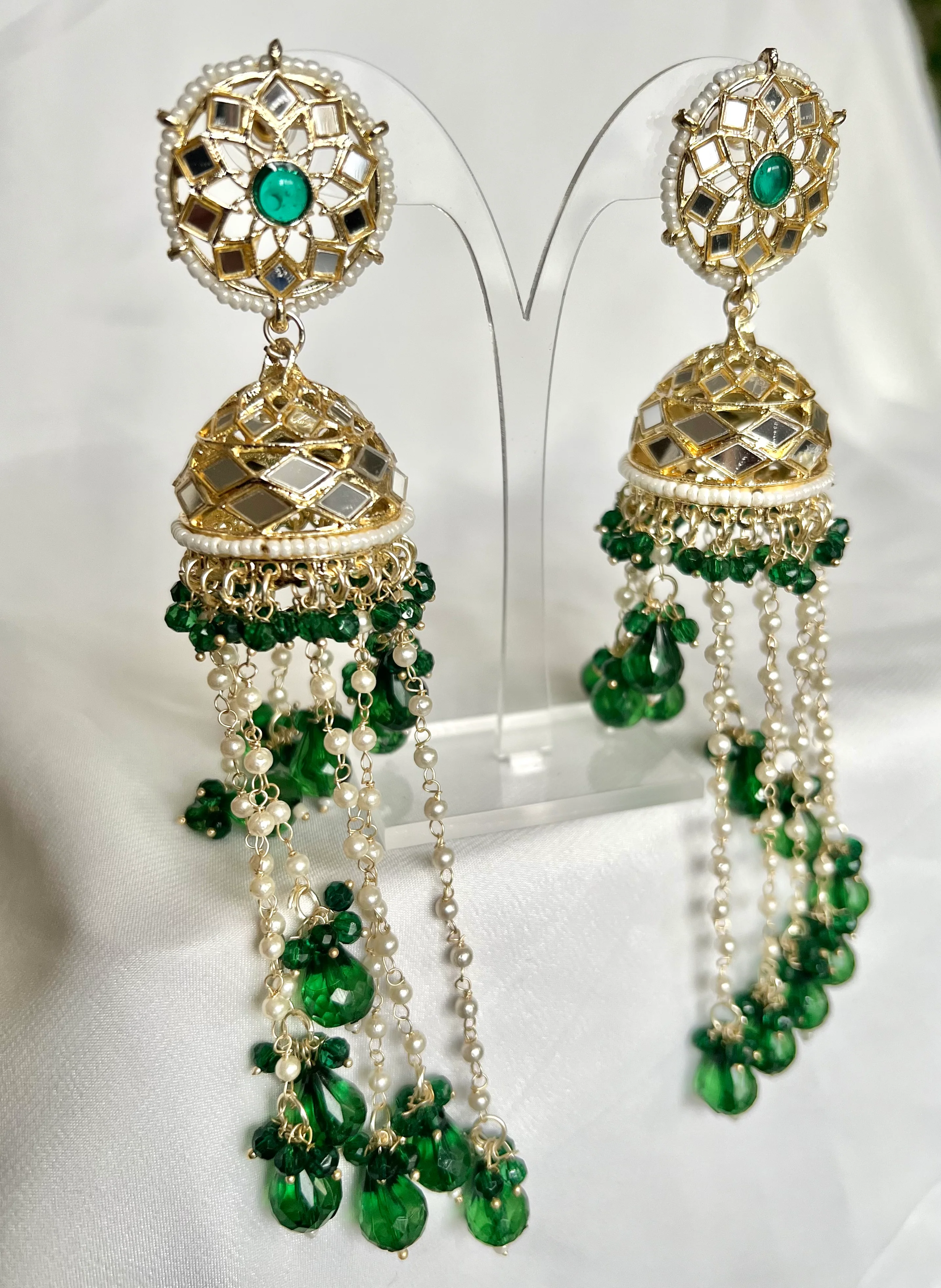 Long Jhumka Earrings - 5 colors SALE - Image 3