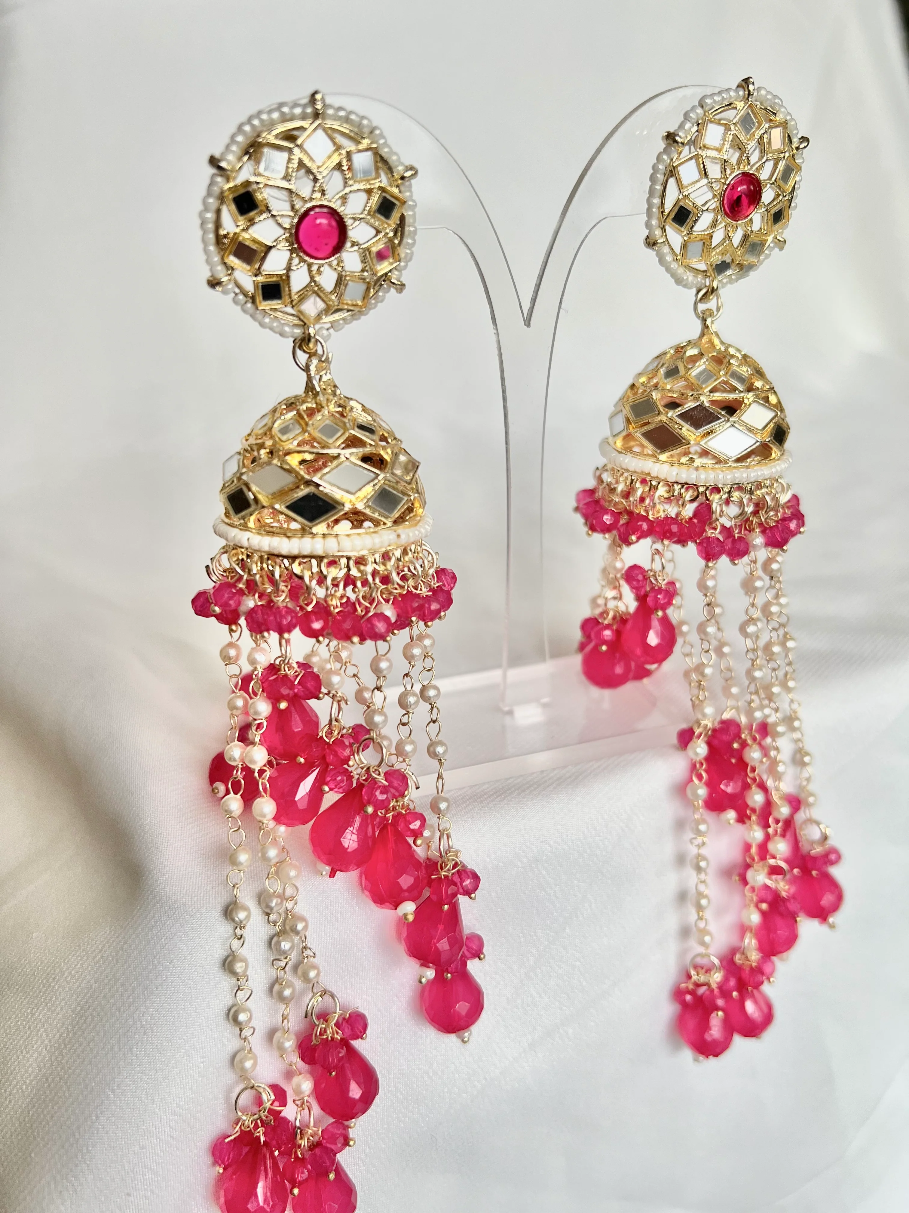 Long Jhumka Earrings - 5 colors SALE - Image 5