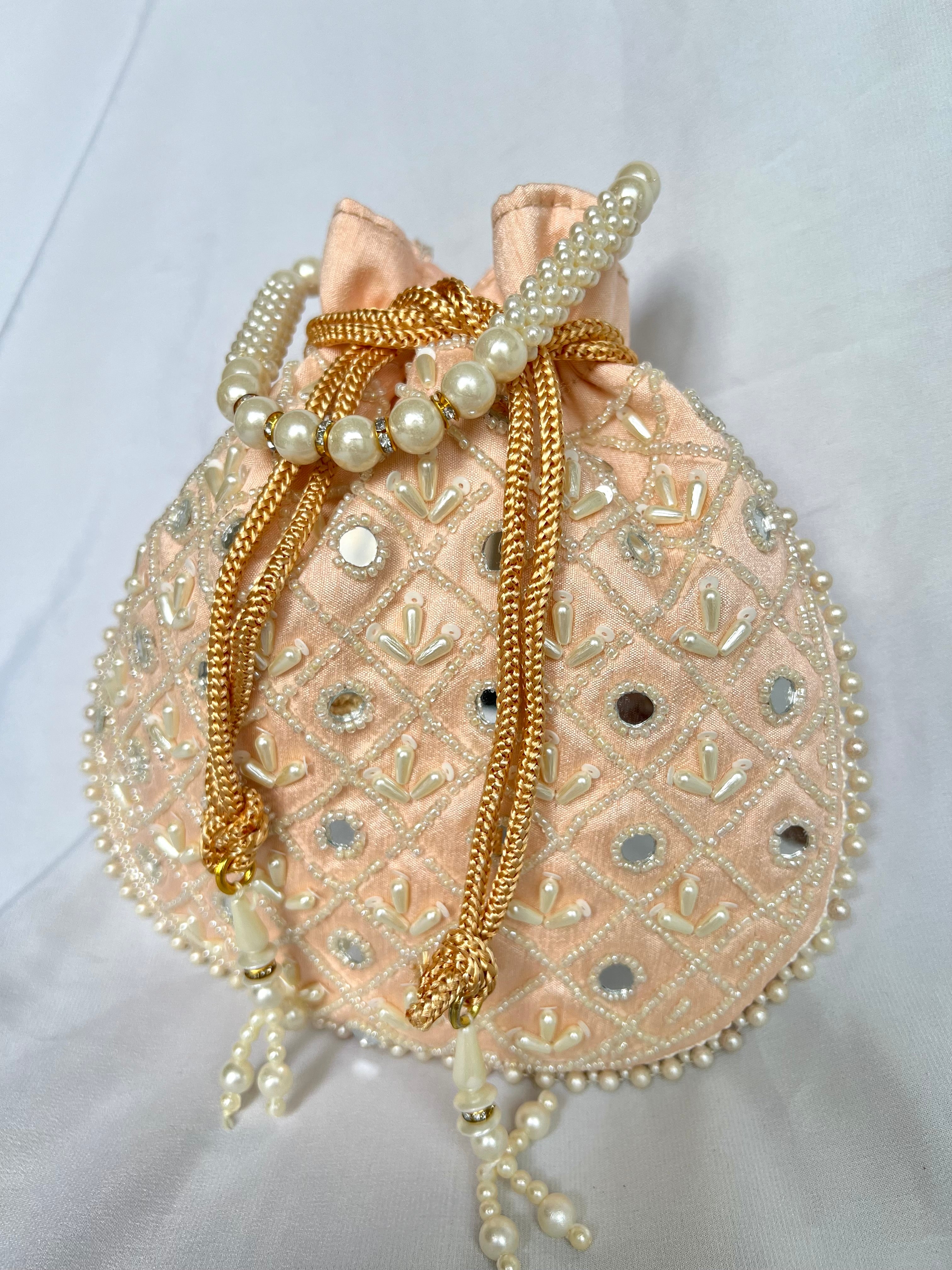 Potlibag Asees - Peach/Babypink